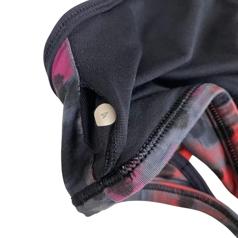 lululemon‎ Lighten Up Sports Bra Windy Bloom Luxtreme Sz 4